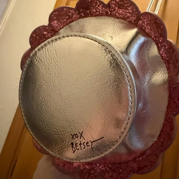 Betsey Johnson - Kitsch Candy Tree Zipper Closure Crossbody Bag Pink - Picture 7 of 7